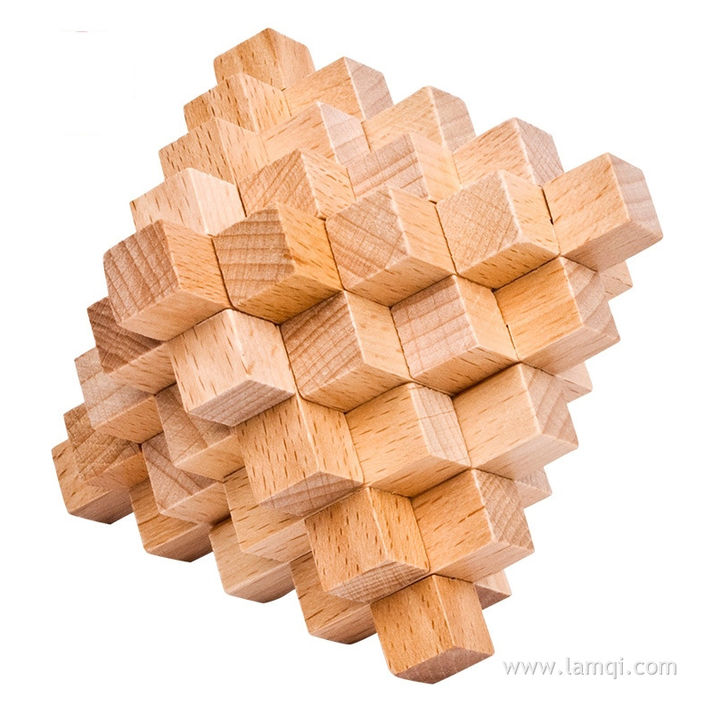 榫卯孔明锁益智玩具