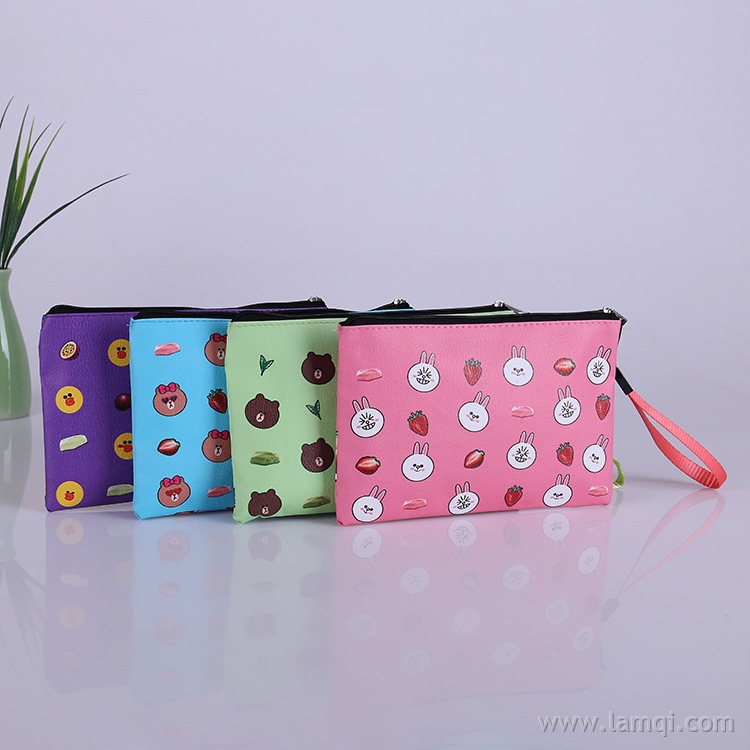 化妆包笔袋PU多用收纳包
