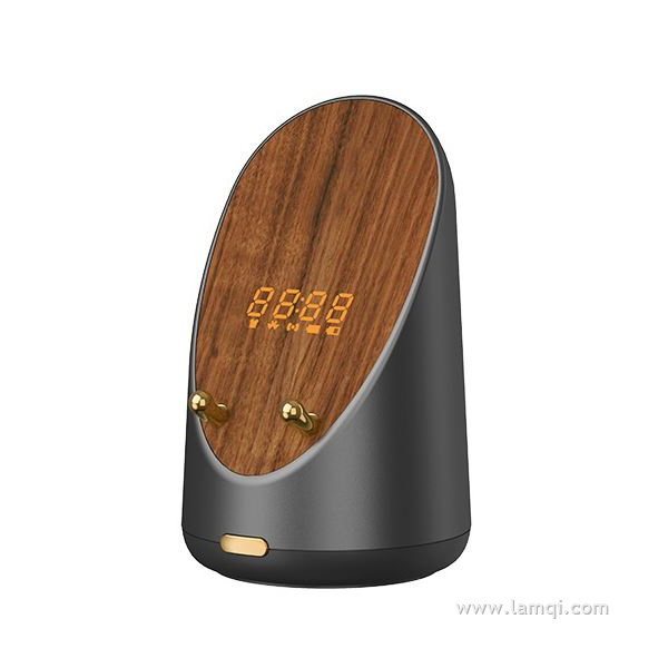 无线充手机支架闹钟音箱四合一